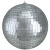 Northlight 8" Silver Splendor Mirrored Glass Disco Ball Ornament -Northlight D253844S 1