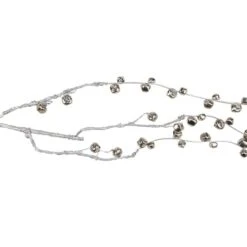 Northlight 3.4ft. Silver Hanging Jingle Bell Spray -Northlight D253903S 2