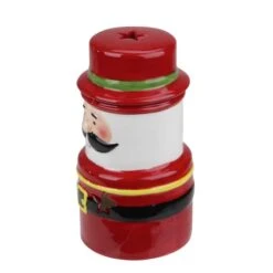 Northlight 5.5" Red Ceramic Santa Gnome Tealight Candle Holder -Northlight D253913S 2