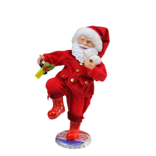 Northlight 12" Red & White Santa Claus Standing On Pepsi-Cola Bottle Cap Christmas Figurine 3 Northlight 12" Red & White Santa Claus Standing On Pepsi-Cola Bottle Cap Christmas Figurine