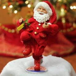 Northlight 12" Red & White Santa Claus Standing On Pepsi-Cola Bottle Cap Christmas Figurine 7 Northlight 12" Red & White Santa Claus Standing On Pepsi-Cola Bottle Cap Christmas Figurine -Northlight D253934S 2