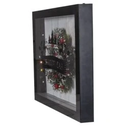 Northlight 14" Black LED Merry Christmas Box Frame 16 Northlight 14" Black LED Merry Christmas Box Frame -Northlight D253952S 14