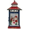 Northlight 13" Red & White Snowman Let It Snow Christmas Lantern 1 Northlight 13" Red & White Snowman Let It Snow Christmas Lantern -Northlight D253993S 1