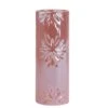 Northlight 6.5" Pearly Pink Snowflake Christmas Candle Holder