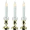 Northlight 8.5" White LED Flickering Candle Lamps, 3ct. 1 Northlight 8.5" White LED Flickering Candle Lamps, 3ct. -Northlight D254020S 1