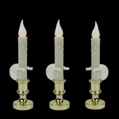 Northlight 8.5" White LED Flickering Candle Lamps, 3ct. 15 Northlight 8.5" White LED Flickering Candle Lamps, 3ct. -Northlight D254020S 13