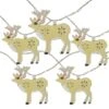 Northlight 10ct. Warm White LED Reindeer String Lights -Northlight D254060S 1