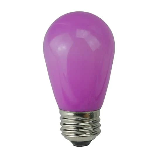 Northlight Opaque LED S14 Replacement Bulbs, 25ct. Purple 5 Northlight Opaque LED S14 Replacement Bulbs, 25ct. Purple - Image 3