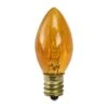 Northlight Incandescent C7 Replacement Bulbs, 25ct. Orange -Northlight D254073S 1