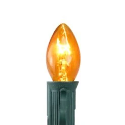Northlight Incandescent C7 Replacement Bulbs, 25ct. Orange -Northlight D254073S 2