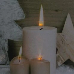 Northlight LED Lighted Flickering Candles And Winter Wooden Trees Canvas Wall Art -Northlight D361854S 2