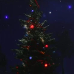 Northlight LED Lighted Decorated Christmas Tree At Night With Stars Canvas Wall Art 9 Northlight LED Lighted Decorated Christmas Tree At Night With Stars Canvas Wall Art -Northlight D361859S 3