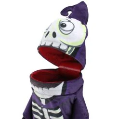 Northlight 24" Purple & Black Skeleton Child Halloween Trick Or Treat Bag -Northlight D406184S 4