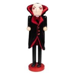 Northlight 43 Northlight 14" Black & Red Wooden Vampire Halloween Nutcracker