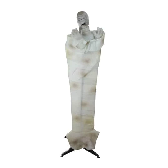 Northlight 5ft. Pre-Lit White & Brown Animated Mummy With Glowing Eyes Halloween Décor 3 Northlight 5ft. Pre-Lit White & Brown Animated Mummy With Glowing Eyes Halloween Décor
