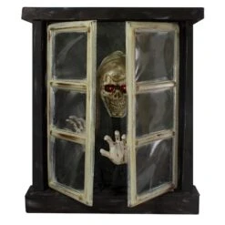 Northlight 2.5ft. Lighted & Animated Opening Window Halloween Décor -Northlight D406198S 1 1