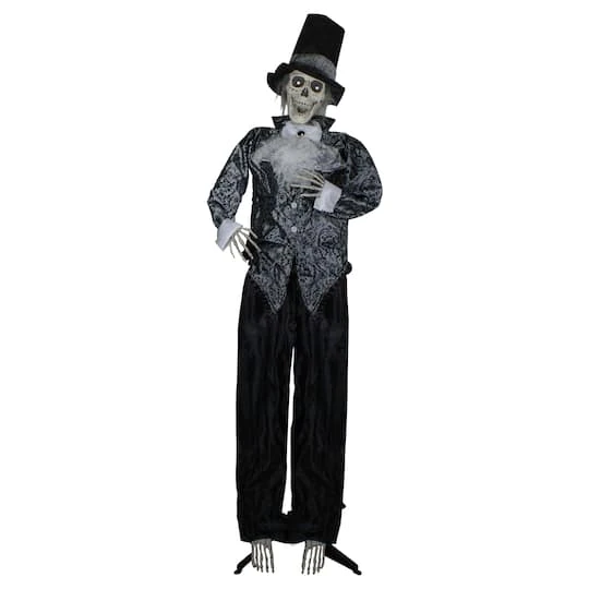 Northlight 6ft. Lighted & Animated Groom Halloween Decoration 3 Northlight 6ft. Lighted & Animated Groom Halloween Decoration