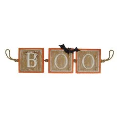 Northlight 27.5" Distressed BOO Halloween Decorative Hanging Banner 6 Northlight 27.5" Distressed BOO Halloween Decorative Hanging Banner -Northlight D406209S 1 1