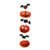 Northlight Glittered Jack-O-Lantern & Bats Halloween Gel Window Clings 1 Northlight Glittered Jack-O-Lantern & Bats Halloween Gel Window Clings -Northlight D406216S 1
