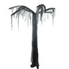 Northlight 7.5ft. Black & Gray Spooky Standing Ghost Tree Halloween Decoration