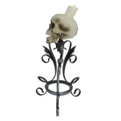 Northlight 16.25" Gothic Flameless Skull Halloween Candle Holder -Northlight D406230S 3