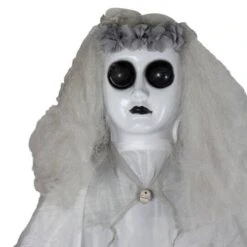 Northlight 6ft. Lighted & Animated Ghost Bride Halloween Decoration 11 Northlight 6ft. Lighted & Animated Ghost Bride Halloween Decoration -Northlight D406231S 3