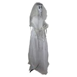 Northlight 6ft. Lighted & Animated Ghost Bride Halloween Decoration 12 Northlight 6ft. Lighted & Animated Ghost Bride Halloween Decoration -Northlight D406231S 4