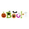 Northlight Orange & Green Boo! Halloween Gel Window Clings 2 Northlight Orange & Green Boo! Halloween Gel Window Clings -Northlight D406237S 1