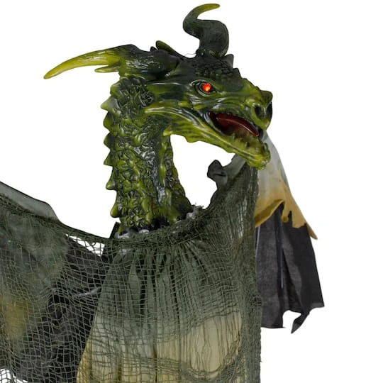 Northlight 39" Lighted & Animated Dragon Halloween Decoration 6 Northlight 39" Lighted & Animated Dragon Halloween Decoration - Image 4