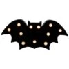 Northlight 12" Lighted Black Bat Halloween Marquee Decoration 1 Northlight 12" Lighted Black Bat Halloween Marquee Decoration -Northlight D406250S 1