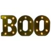 Northlight 6.5" Lighted Black & Gold BOO Halloween Marquee Sign 2 Northlight 6.5" Lighted Black & Gold BOO Halloween Marquee Sign -Northlight D406257S 1