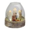 Northlight 5" Glass Pilgrim Figurine Flickering Candle Thanksgiving Jar -Northlight D406277S 1