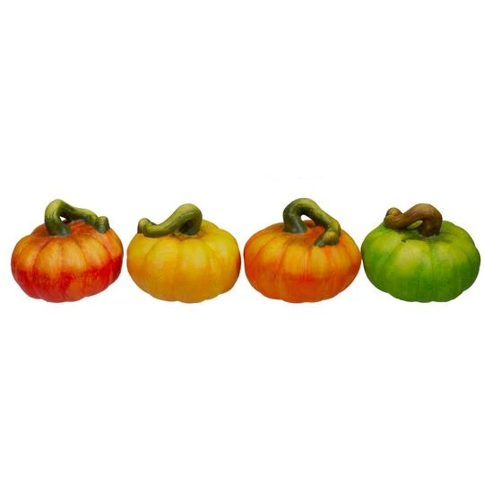Northlight Fall Harvest Pumpkins Thanksgiving Decoration Set, 4ct. 3 Northlight Fall Harvest Pumpkins Thanksgiving Decoration Set, 4ct.