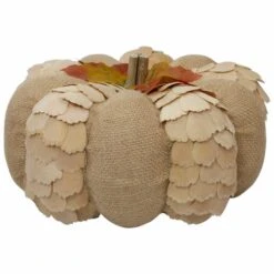 Northlight 9" Brown Autumn Harvest Tabletop Pumpkin -Northlight D406289S 4