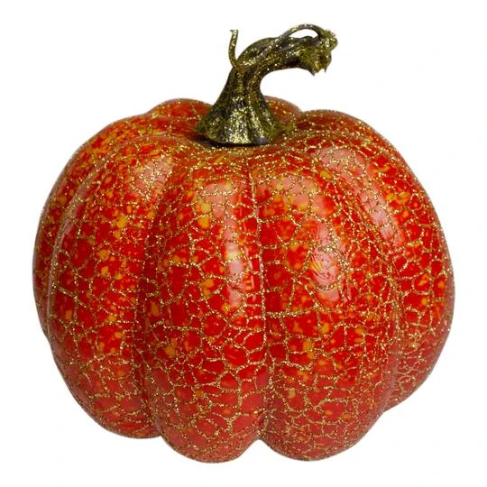 Northlight 5" Orange & Cream Artificial Fall Harvest Pumpkin Set 5 Northlight 5" Orange & Cream Artificial Fall Harvest Pumpkin Set - Image 3