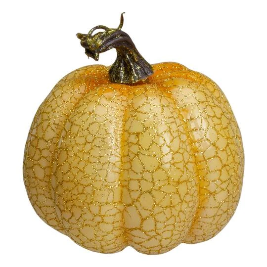 Northlight 5" Orange & Cream Artificial Fall Harvest Pumpkin Set 6 Northlight 5" Orange & Cream Artificial Fall Harvest Pumpkin Set - Image 4