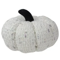 Northlight 5" Ivory Knitted Fall Harvest Tabletop Pumpkin 8 Northlight 5" Ivory Knitted Fall Harvest Tabletop Pumpkin -Northlight D406316S 1 1