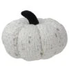 Northlight 5" Ivory Knitted Fall Harvest Tabletop Pumpkin 2 Northlight 5" Ivory Knitted Fall Harvest Tabletop Pumpkin -Northlight D406316S 1