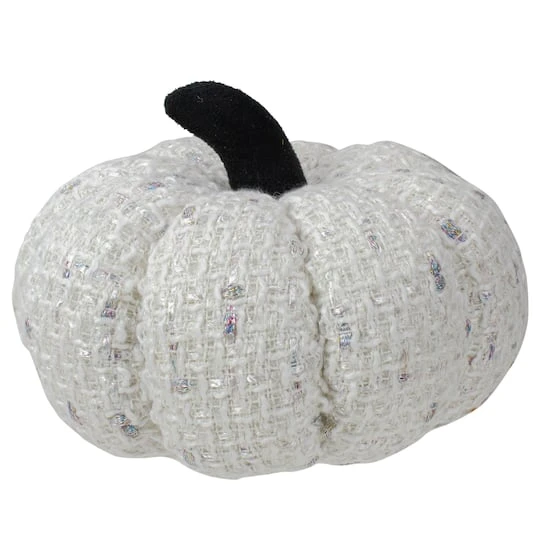 Northlight 5" Ivory Knitted Fall Harvest Tabletop Pumpkin 3 Northlight 5" Ivory Knitted Fall Harvest Tabletop Pumpkin