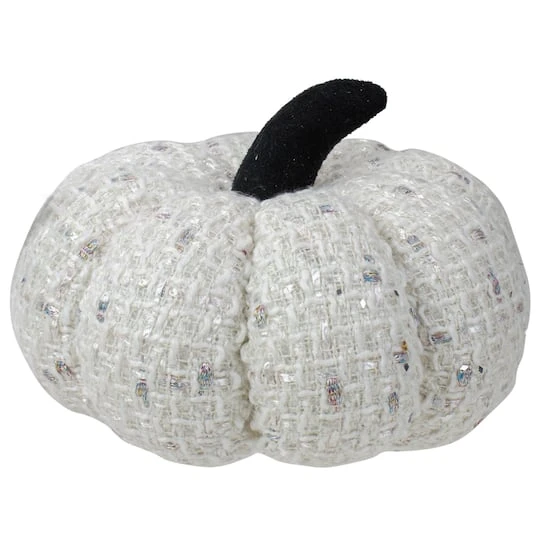 Northlight 5" Ivory Knitted Fall Harvest Tabletop Pumpkin 7 Northlight 5" Ivory Knitted Fall Harvest Tabletop Pumpkin - Image 5