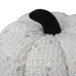 Northlight 5" Ivory Knitted Fall Harvest Tabletop Pumpkin 10 Northlight 5" Ivory Knitted Fall Harvest Tabletop Pumpkin -Northlight D406316S 3
