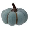 Northlight 4" Blue & Brown Fall Harvest Tabletop Pumpkin 1 Northlight 4" Blue & Brown Fall Harvest Tabletop Pumpkin -Northlight D406318S 1