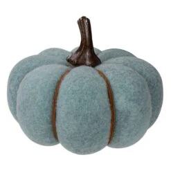 Northlight 4" Blue & Brown Fall Harvest Tabletop Pumpkin -Northlight D406318S 2