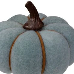Northlight 4" Blue & Brown Fall Harvest Tabletop Pumpkin -Northlight D406318S 3