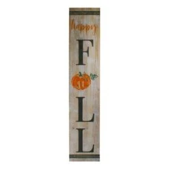 Northlight 48" Orange & Black Happy Fall Wall Sign 7 Northlight 48" Orange & Black Happy Fall Wall Sign -Northlight D406329S 1 1