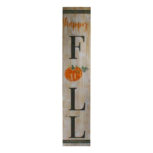 Northlight 48" Orange & Black Happy Fall Wall Sign 3 Northlight 48" Orange & Black Happy Fall Wall Sign