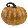 Northlight 7.5" Gold & Orange Textured Pumpkin Fall Decoration 2 Northlight 7.5" Gold & Orange Textured Pumpkin Fall Decoration -Northlight D406332S 1