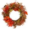 Northlight 24" Autumn Harvest Maple Leaf With Berries Wreath -Northlight D406344S 1