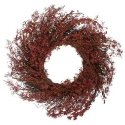 Northlight 24" Fall Harvest Burgundy Berry Wreath -Northlight D406348S 1 1