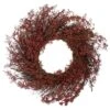 Northlight 24" Fall Harvest Burgundy Berry Wreath -Northlight D406348S 1